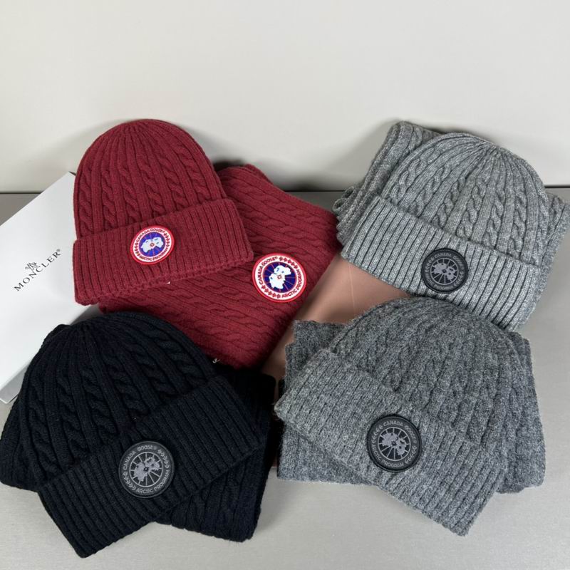 Canada Goose scarf hat dx03